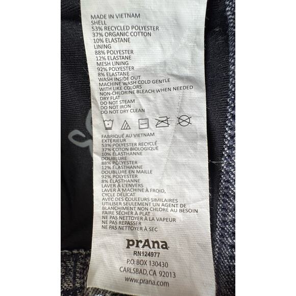 Prana Sports Active padded Bra Dark Gray Women’s Small Yoga Sports Comfort - Picture 6 of 8